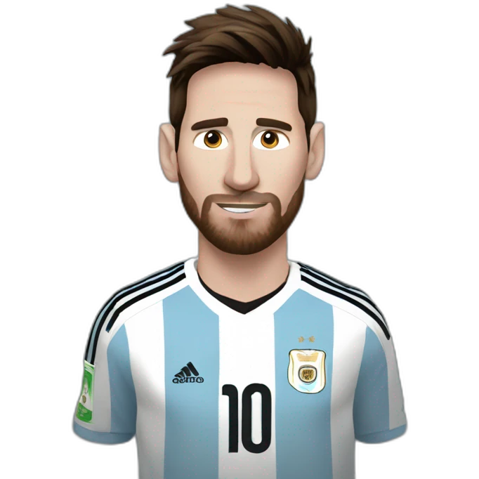 messi argentina emoji