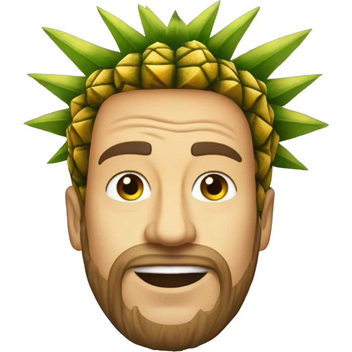ralf hutter as a pineapple emoji