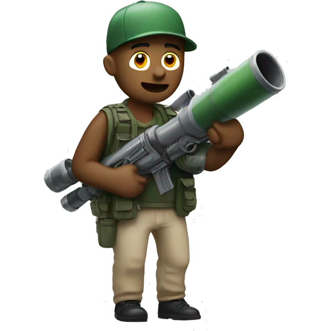 man with bazooka emoji