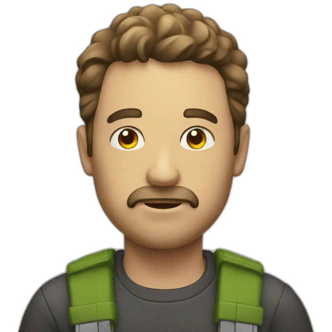 A man with styel emoji