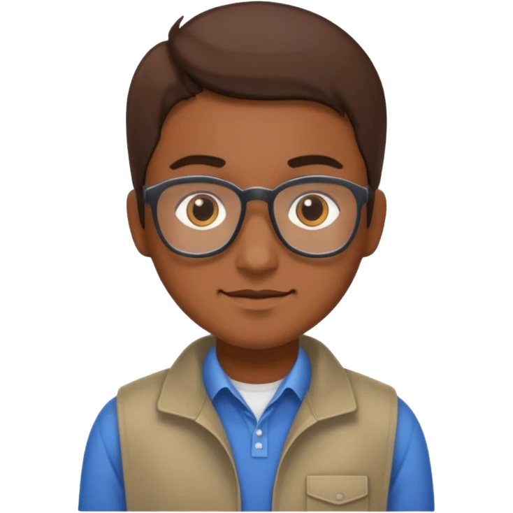 software engineer, casual wear, very slightly brown skinned emoji