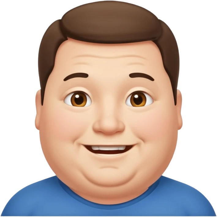Chubby man emoji
