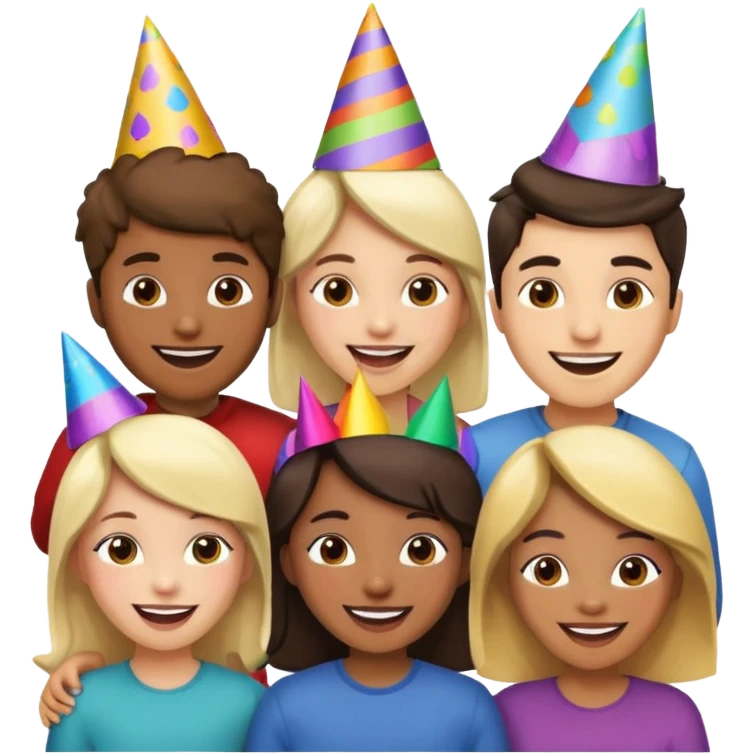 a bunch of friends emoji