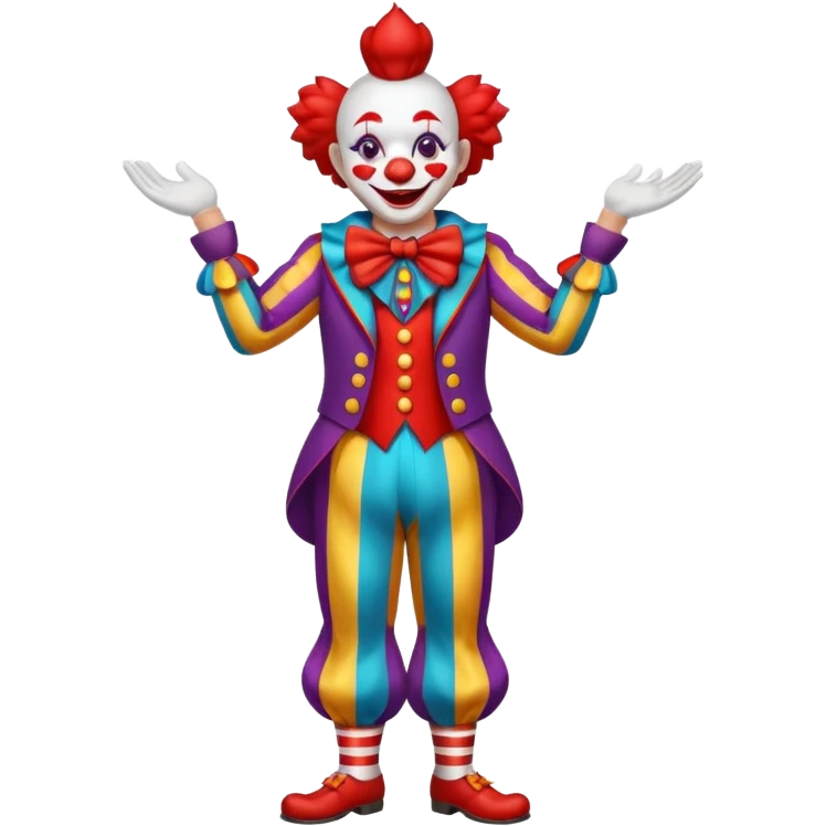 circus clown full body emoji