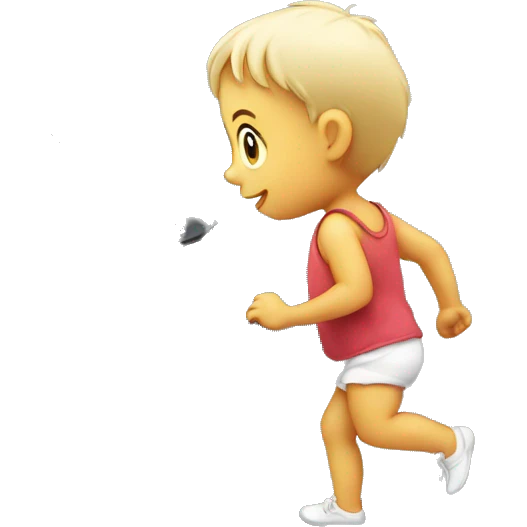 baby walking on treadmill emoji