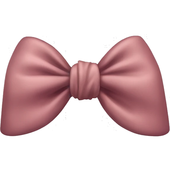 Coquette bow with boba emoji