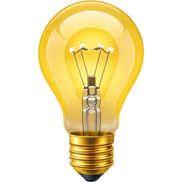 Glowing Bulb emoji