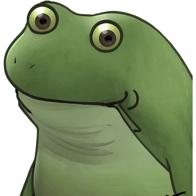 bufo frog meme looking surprised emoji