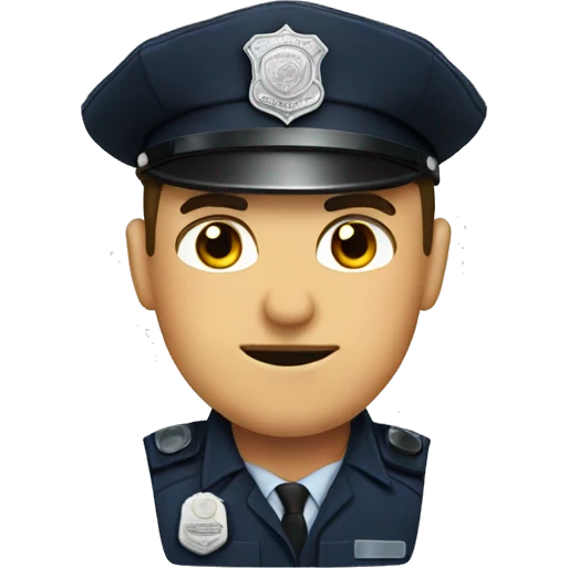 Policeman emoji