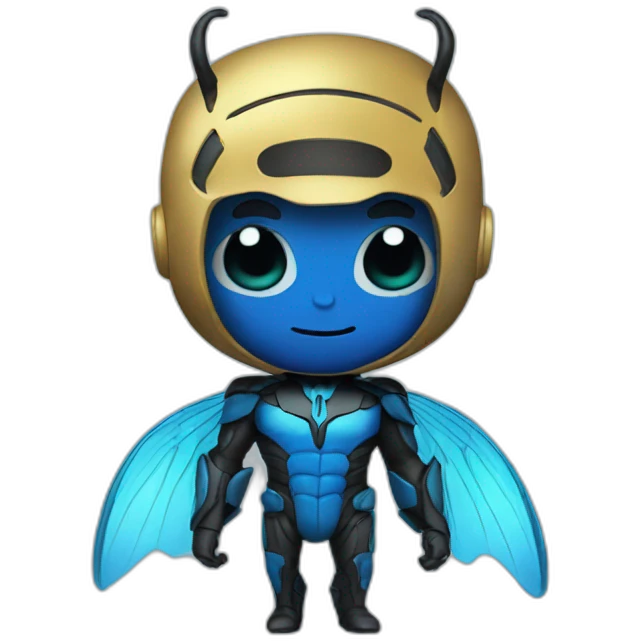 Blue beetle emoji