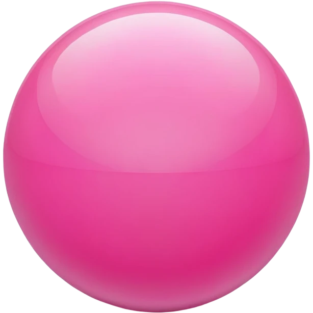 pink 3d  circle emoji