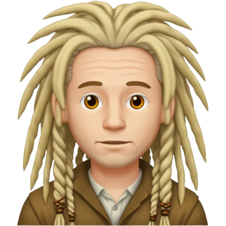 white man with dreadlocks emoji