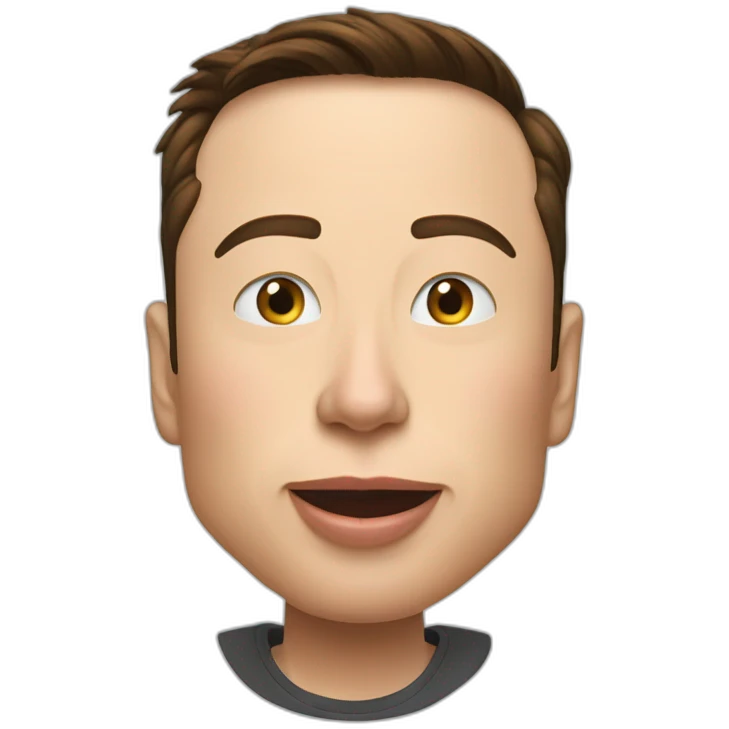 Elon musk kiss bezos  emoji
