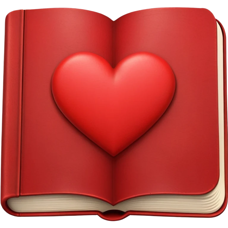 closed book with heart on cover emoji