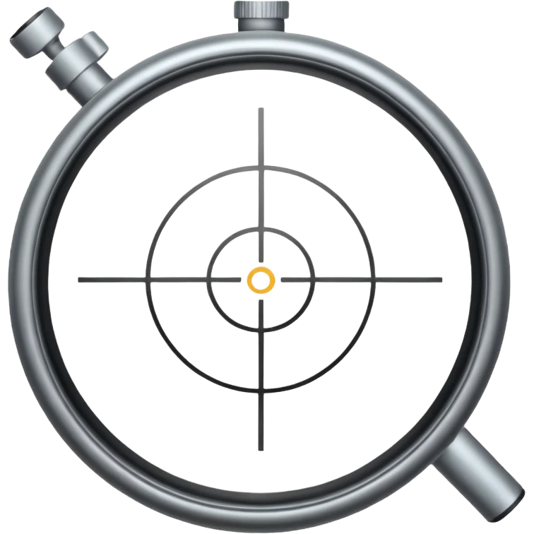 gun sight crosshairs emoji