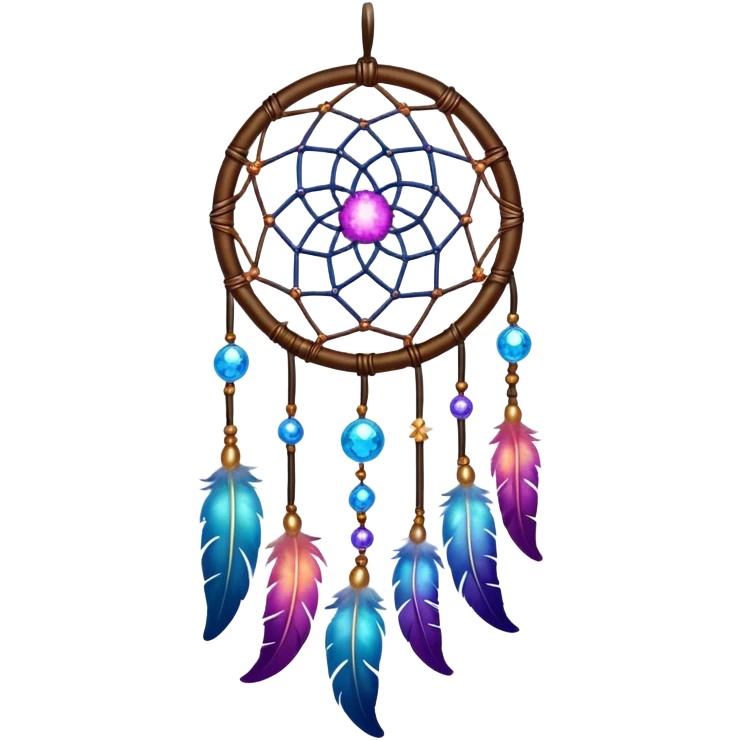 a hanging nebula dreamcatcher emoji