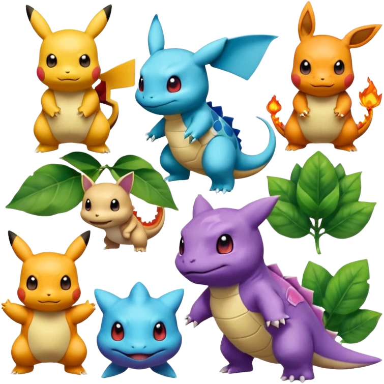 create 50 emoji for pokemon emoji