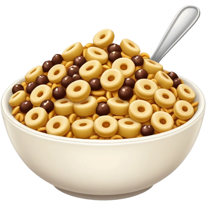 Trésor frokostblanding i skål  emoji