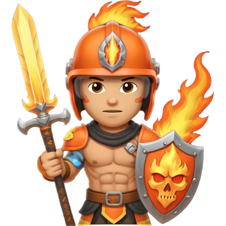 fire warrior emoji