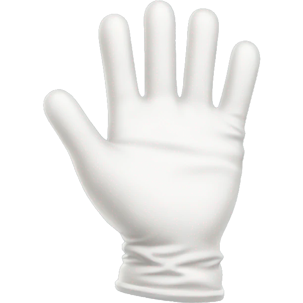 comics hand white gloves emoji
