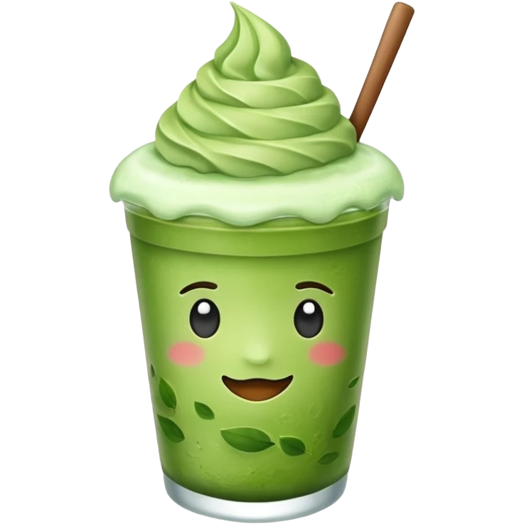 matcha ice emoji