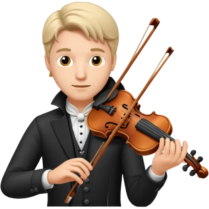 male violinist emoji