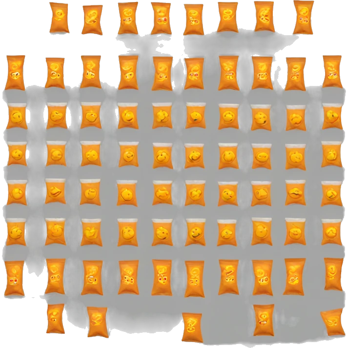 orange packets emoji