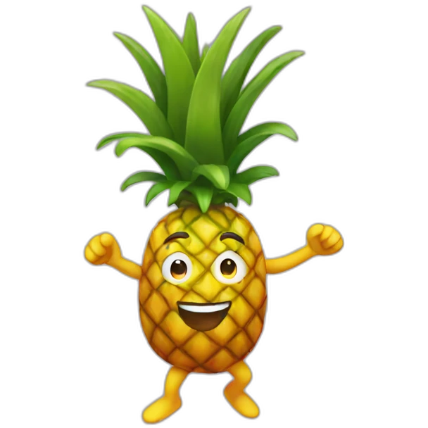 Dancing-pineapple emoji