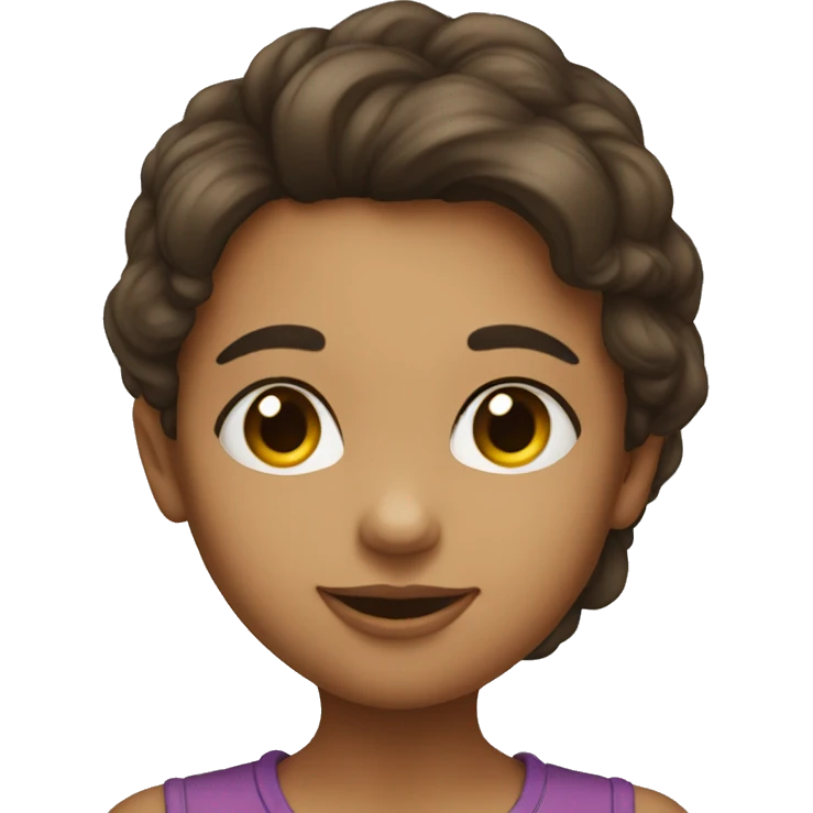 happy kissing girl tilted head emoji