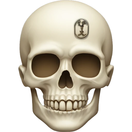 a working skull with a diplomat emoji
