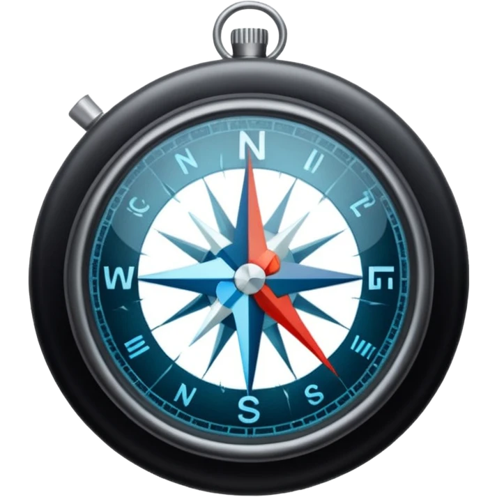 a broken ugly compass glass broken emoji