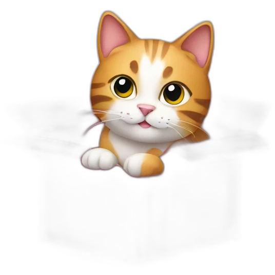cat in gift box emoji