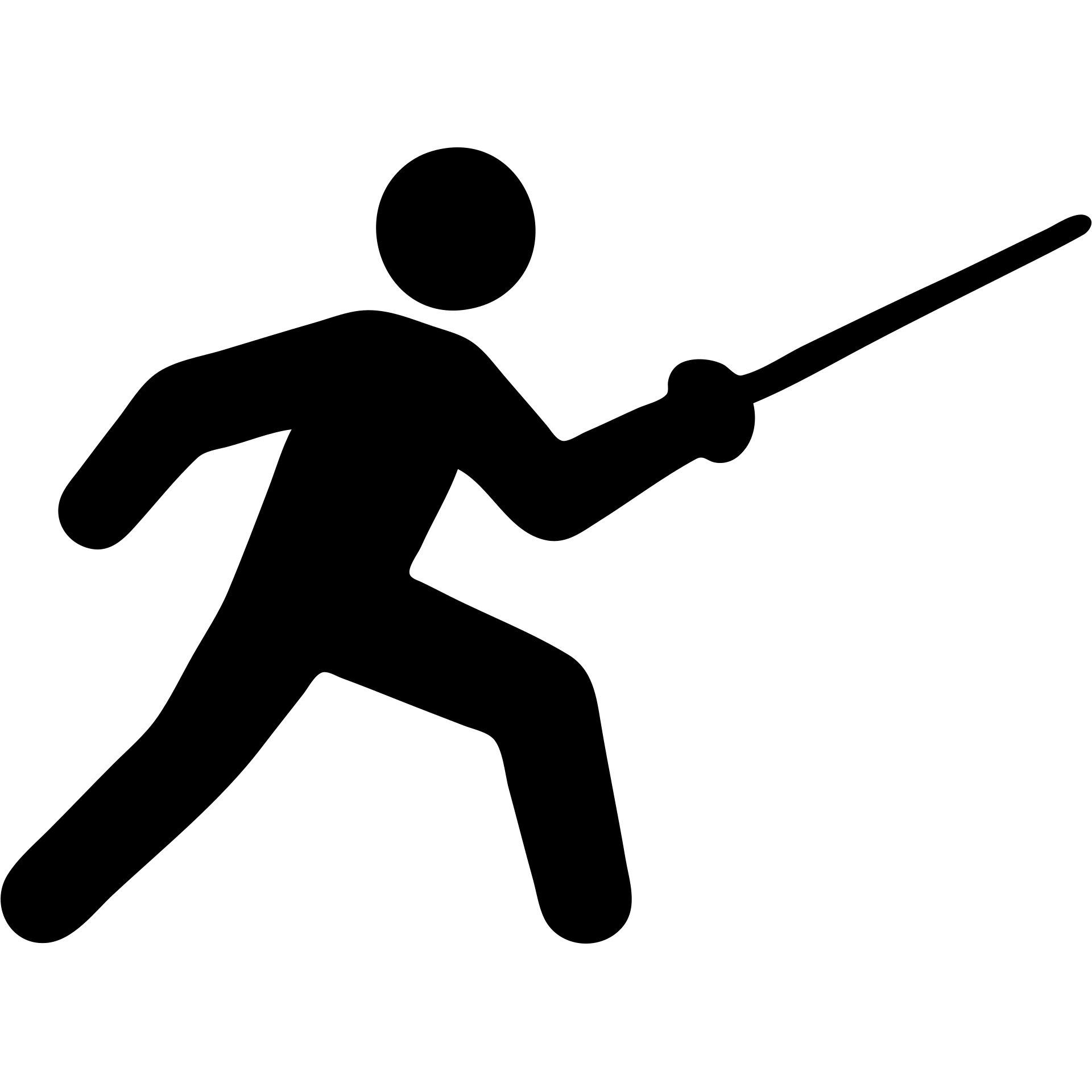 duelist with sword in fencing position emoji