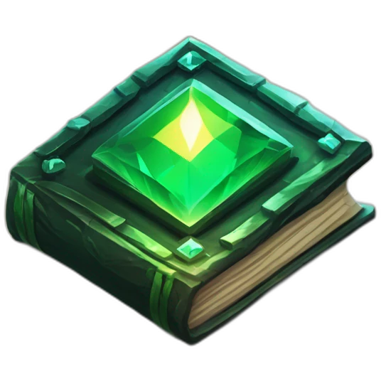 Pixel Book History Paper Diamond Obsidian Emerald Flame Shiny Glow Reward Legendary Unique Epic Mystery emoji
