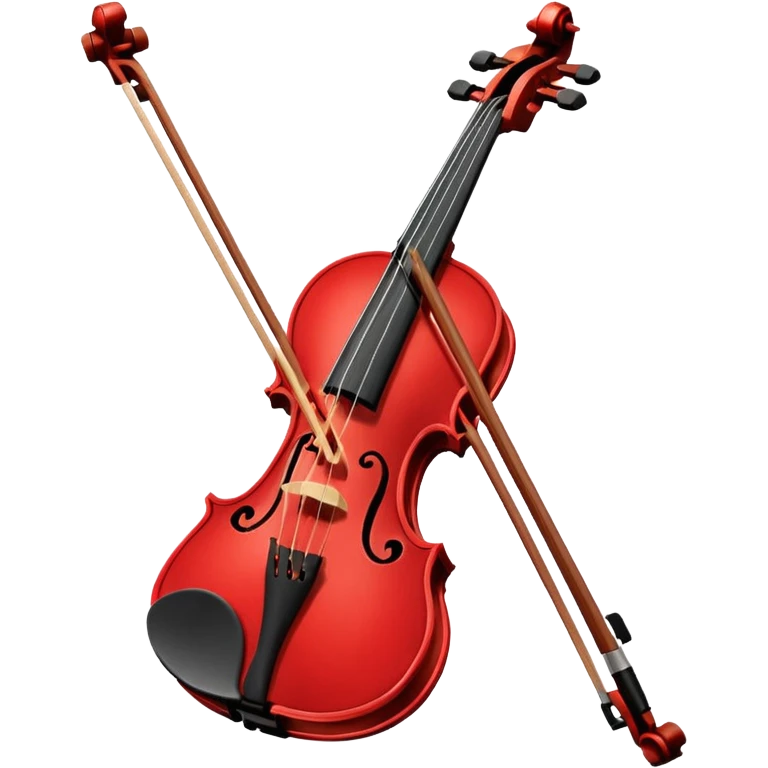red violin emoji