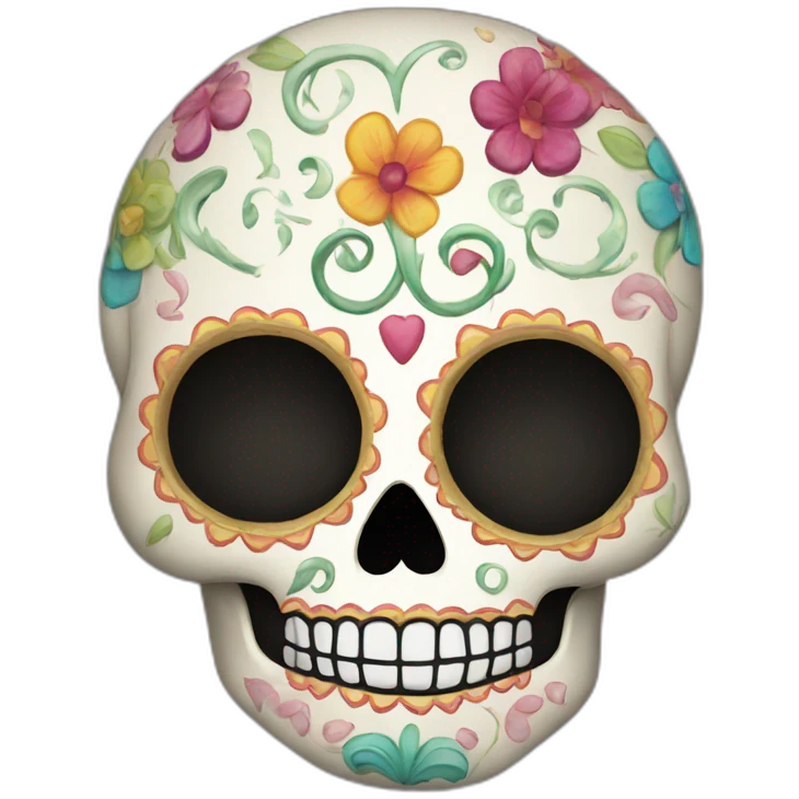 sugar skull emoji
