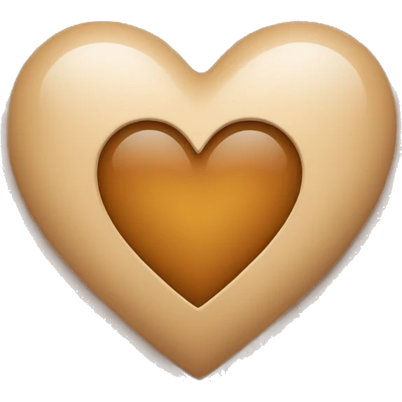 Tan heart with a N emoji