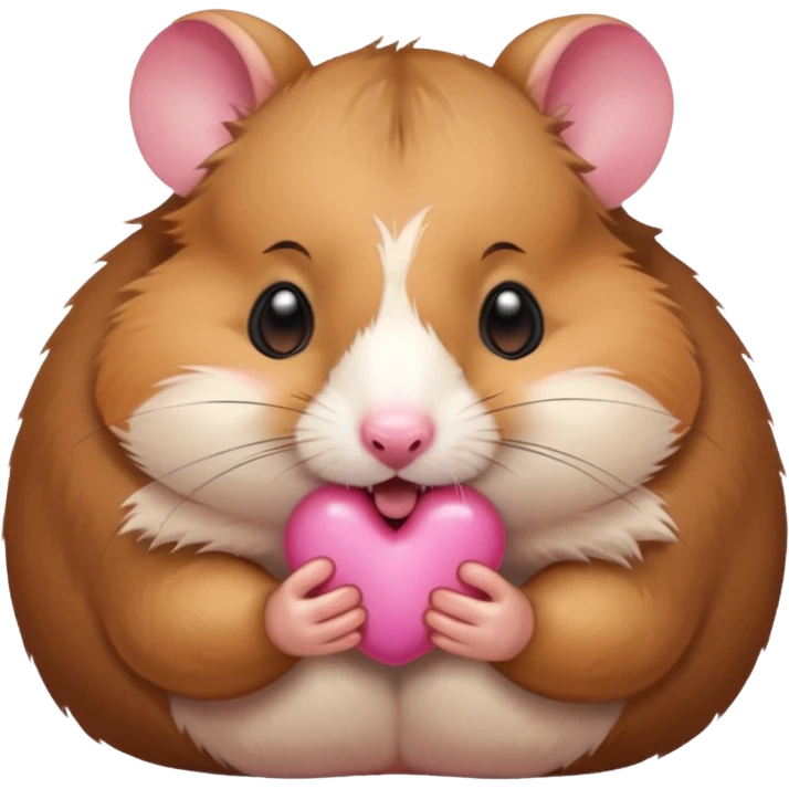 Hamster biting another emoji