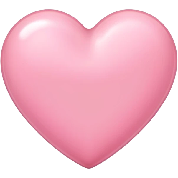 Baby pink heart emoji