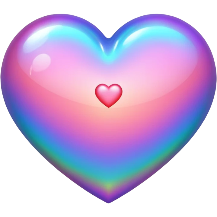 heart with a holographic dot pattern emoji
