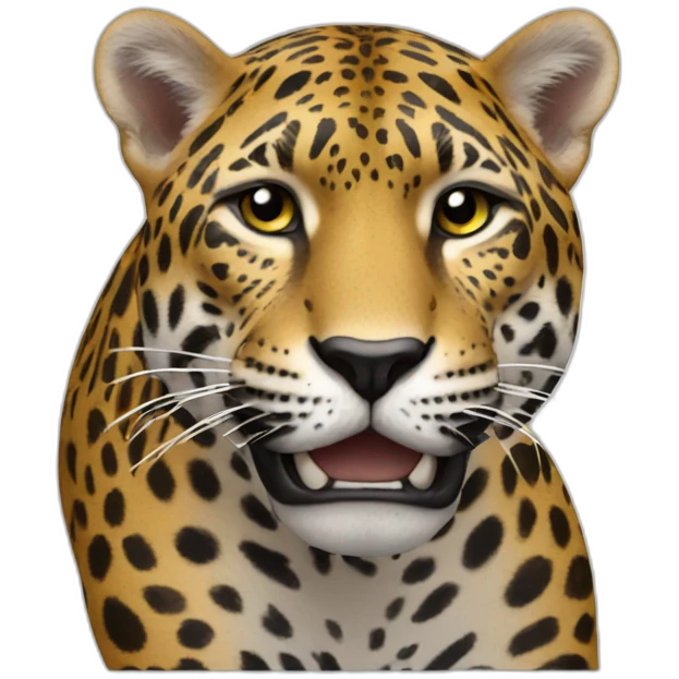 Batista sur un jaguar emoji