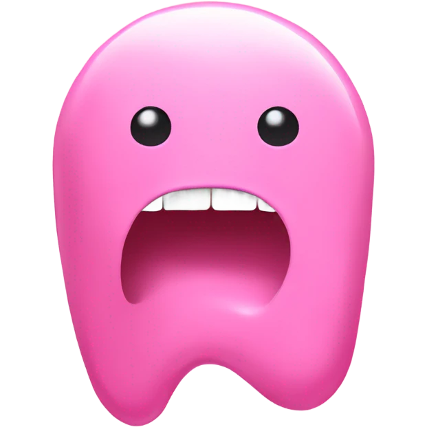 chewing gum pink emoji