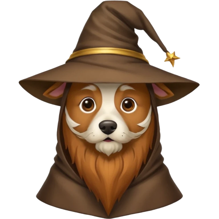 Dog wizard emoji