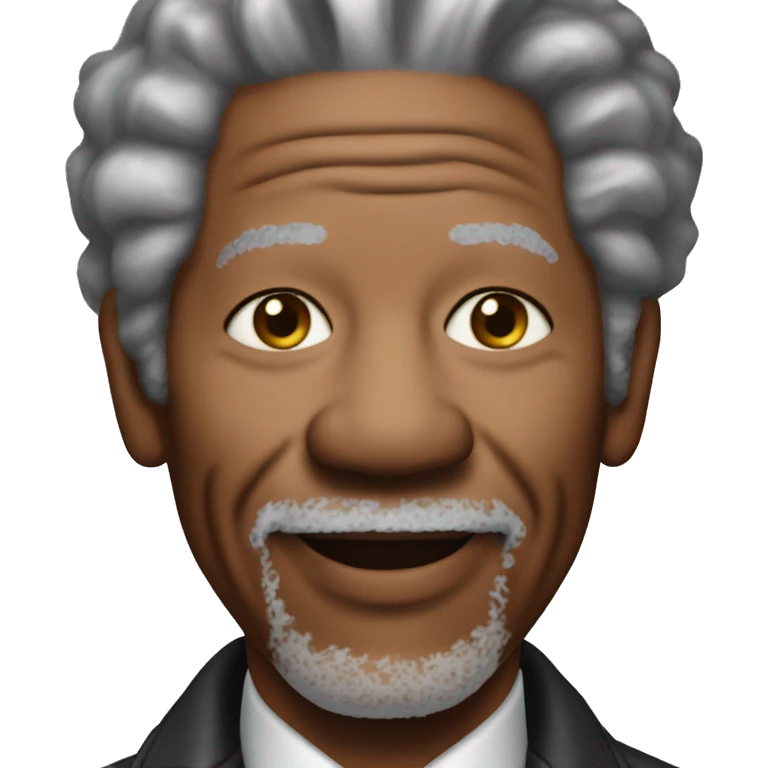 Gay Morgan freeman emoji