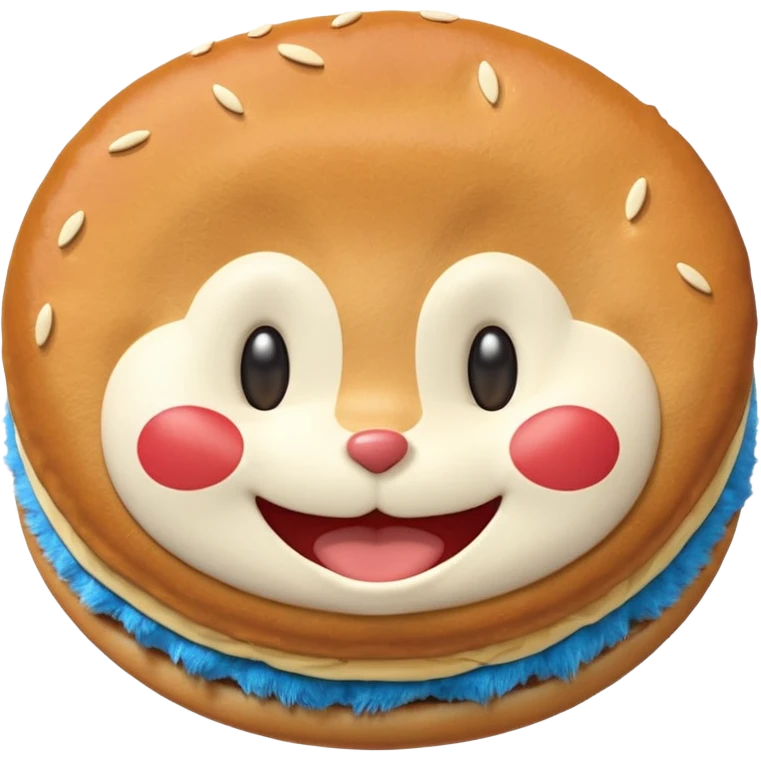 Doraemon Eating Dorayaki  emoji