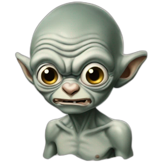 Gollum as Philadelphia eagle logo emoji