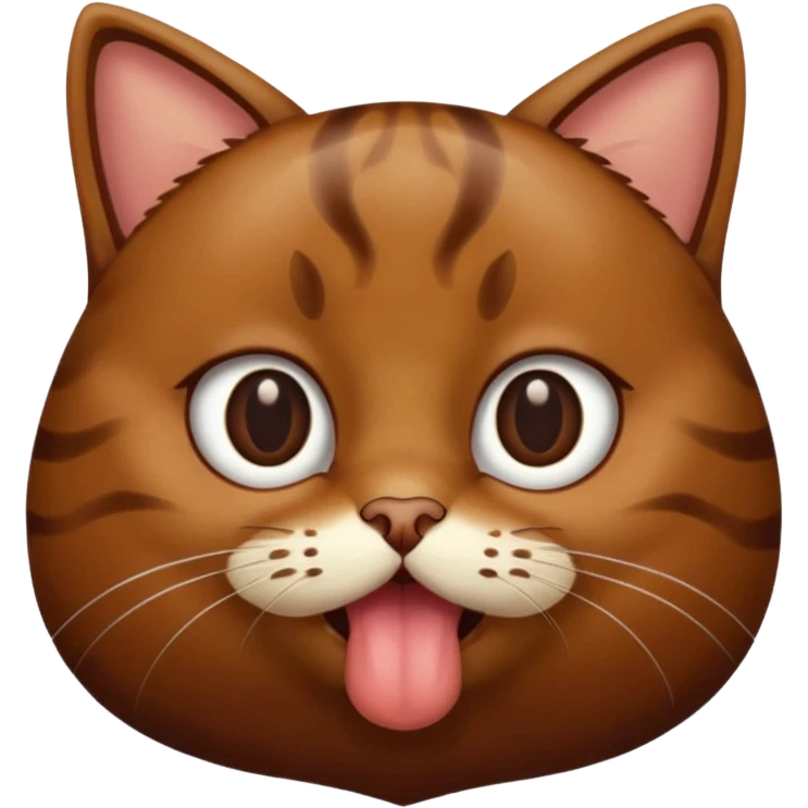 Cat eating chocolate  emoji