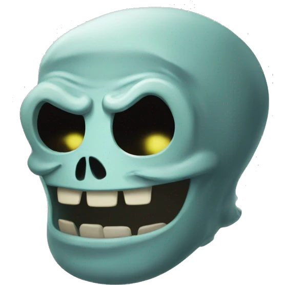 the lich adventure time emoji, crying face emoji