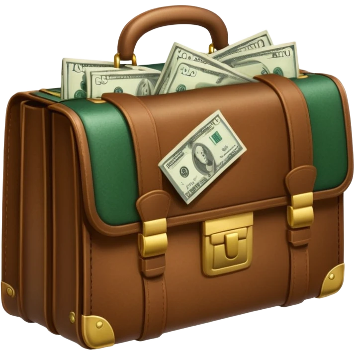 maletin con dinero emoji