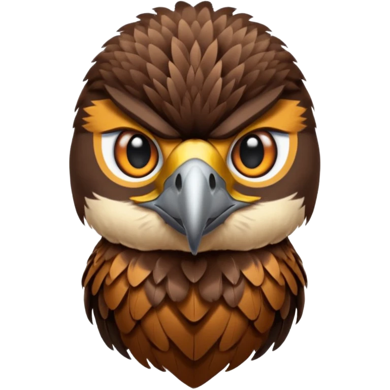 falcon, front view emoji